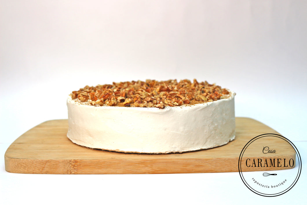 Pastel de Nuez sin Glúten y sin Azúcar
